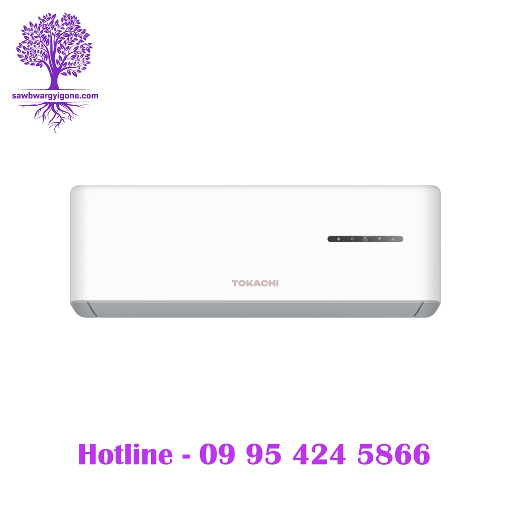 1.5 HP, R410-A, TKC-12WCR42PA, TOKACHI, Split Type Air Conditioner (Non-Inverter)